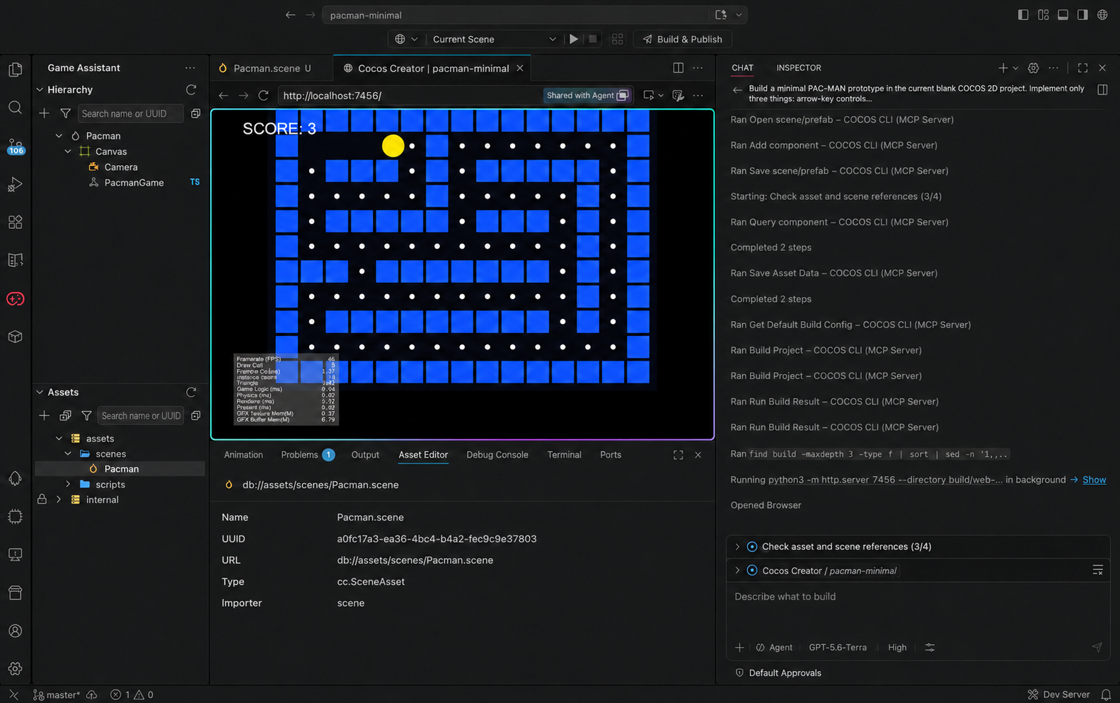 在 Preview 中试玩最小 Pac-Man 原型